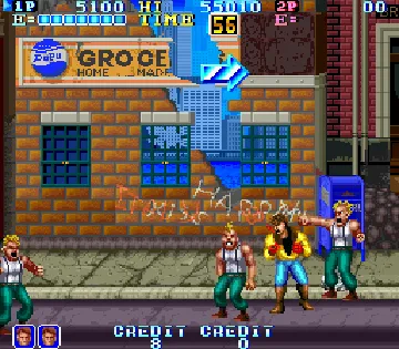 Gang Wars (bootleg) screen shot game playing